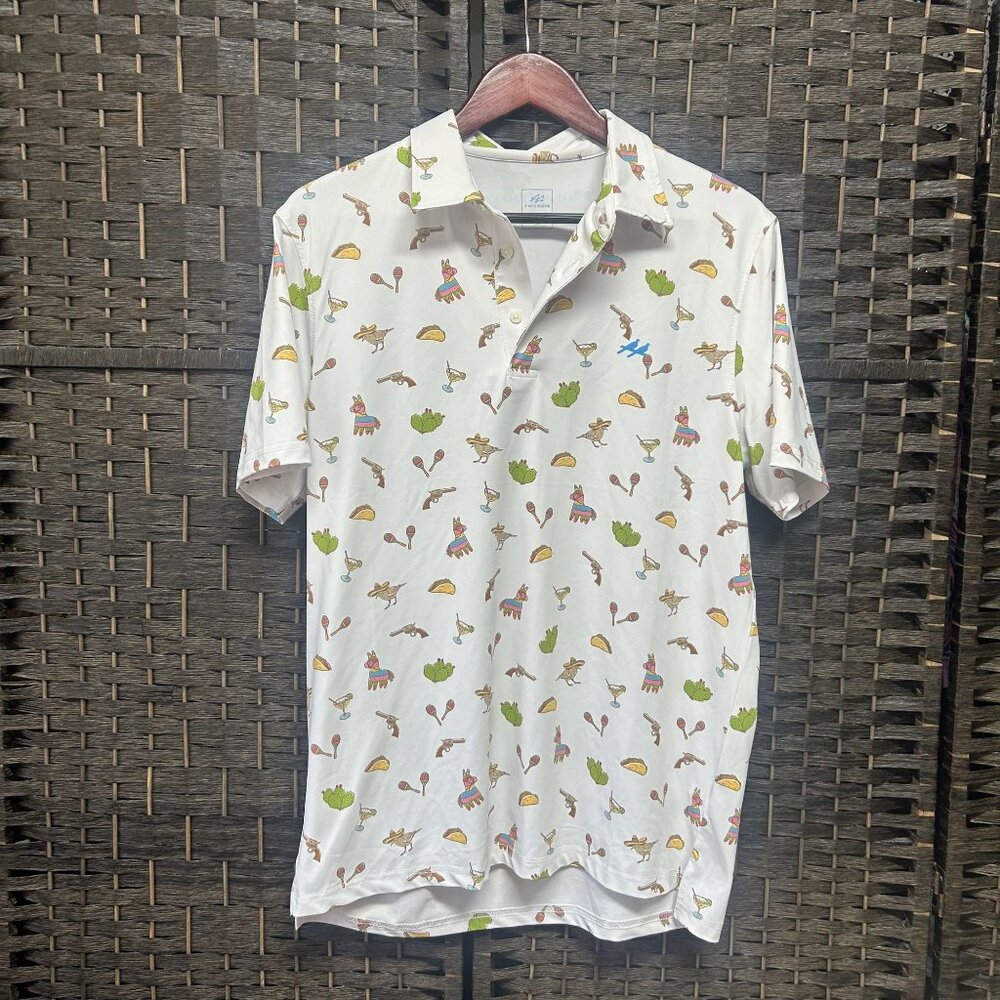 Two Dove Men's Outdoors Collared Polo Shirt Size Medium